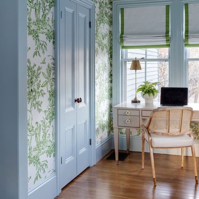 Gehan Homes Houston Corporate Office custom wallcovering installation in Houston TX