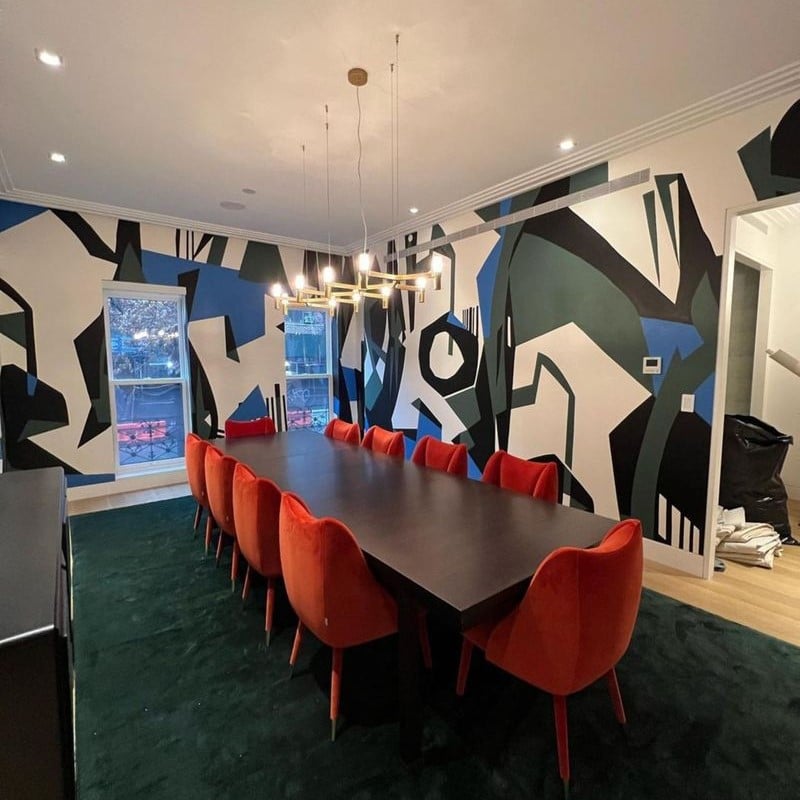 Gehan Homes Houston Corporate Office wall surface preparation in Houston TX